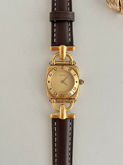 Gucci Horsebit Women's Watch White Dial 6300L