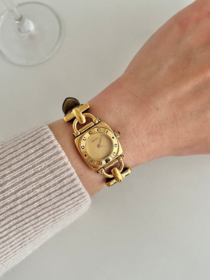 Gucci Horsebit Women's Watch White Dial 6300L