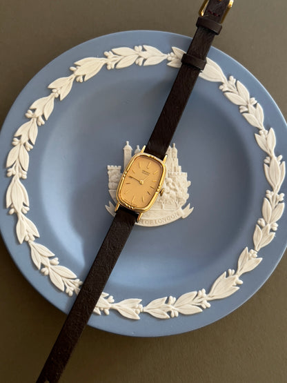 Seiko Gold Toned Woman's Watch with Champagne Dial