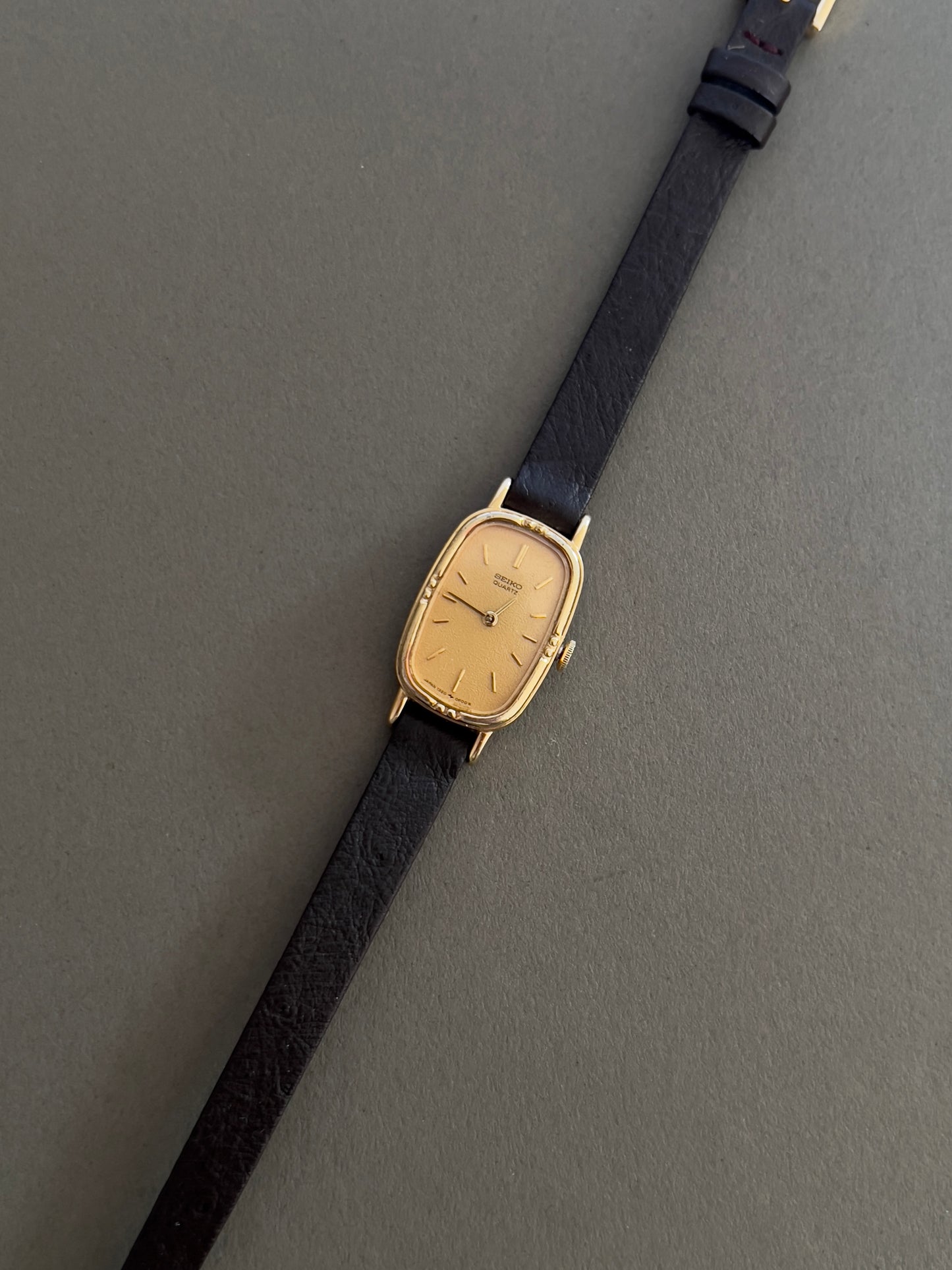 Seiko Gold Toned Woman's Watch with Champagne Dial