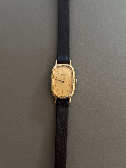 Seiko Gold Toned Woman's Watch with Champagne Dial