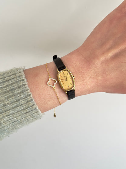 Seiko Gold Toned Woman's Watch with Champagne Dial