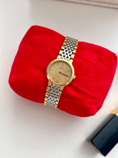 Omega De Ville Round Case Women's Watch "Ile de France" Collection