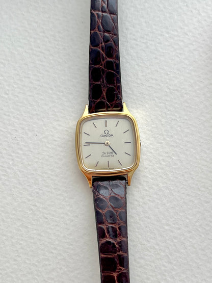 Omega De Ville Square Cushion Case Women's Watch