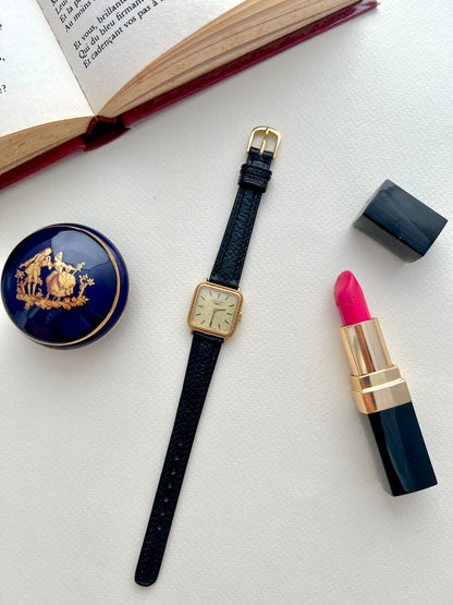 Longines Rope Bezel Mechanical Women’s Watch with Linen Dial