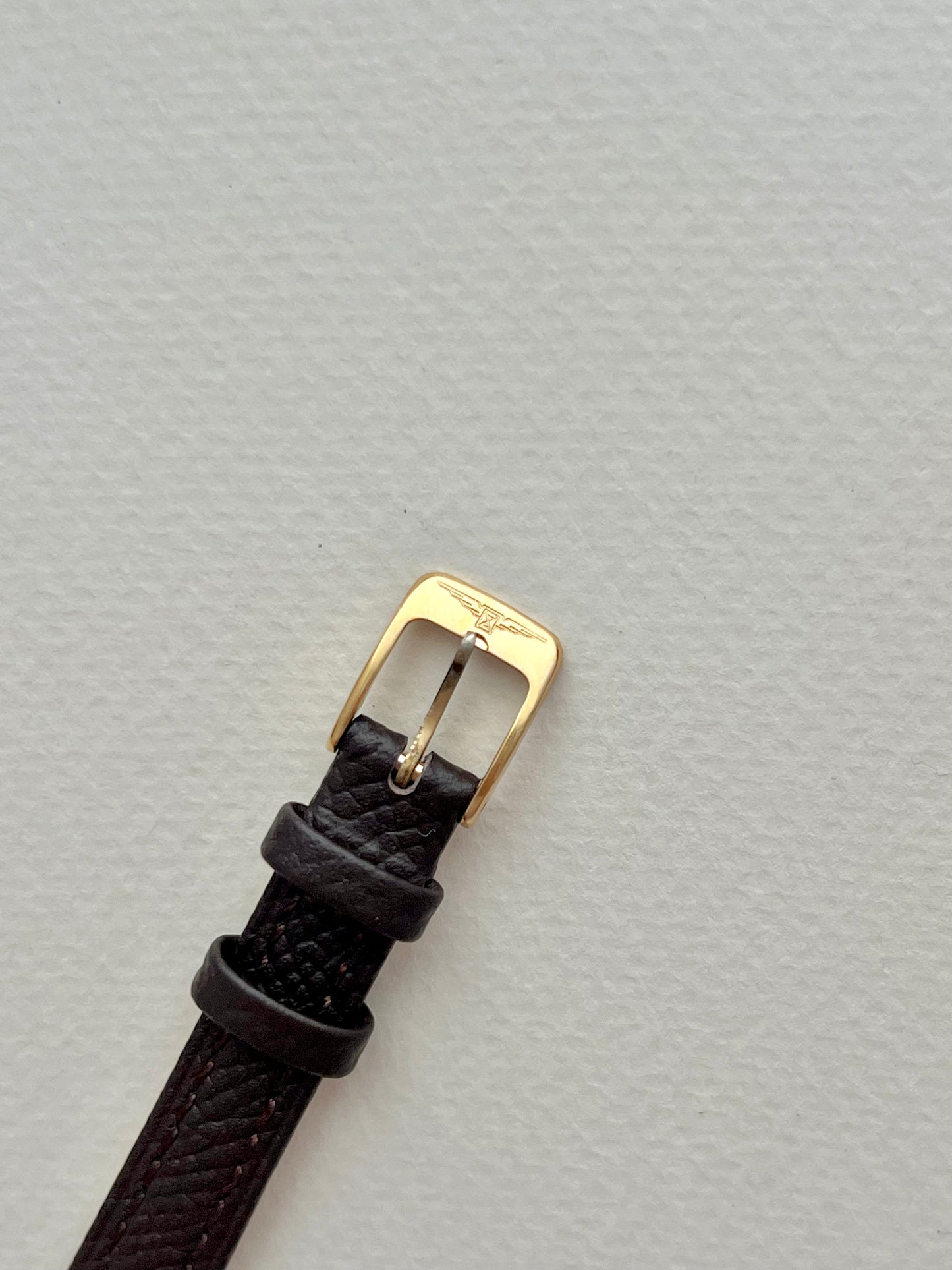 Longines Gold Tone Cushion Women's Watch with Champagne Dial