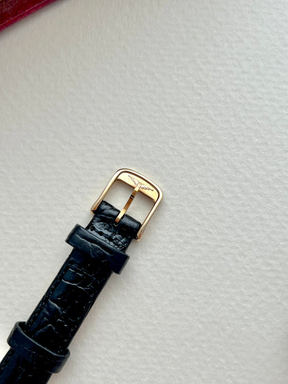 Longines Soft Square Gold Bracelet Women’s Watch Houndstooth Dial