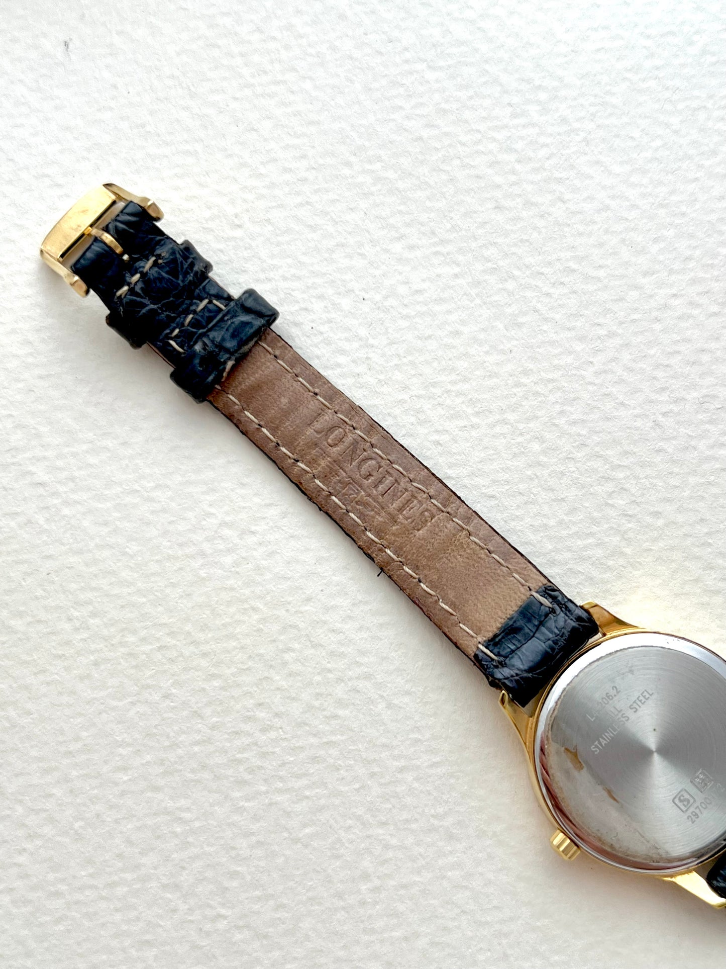 Longines Les Grandes Classiques Gold Tone Women’s Watch with Guilloche Dial and Small Seconds