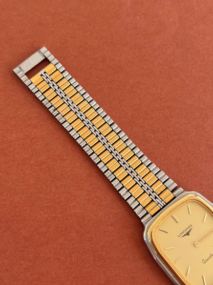 Longines Unisex Rectangular Two Tone Watch