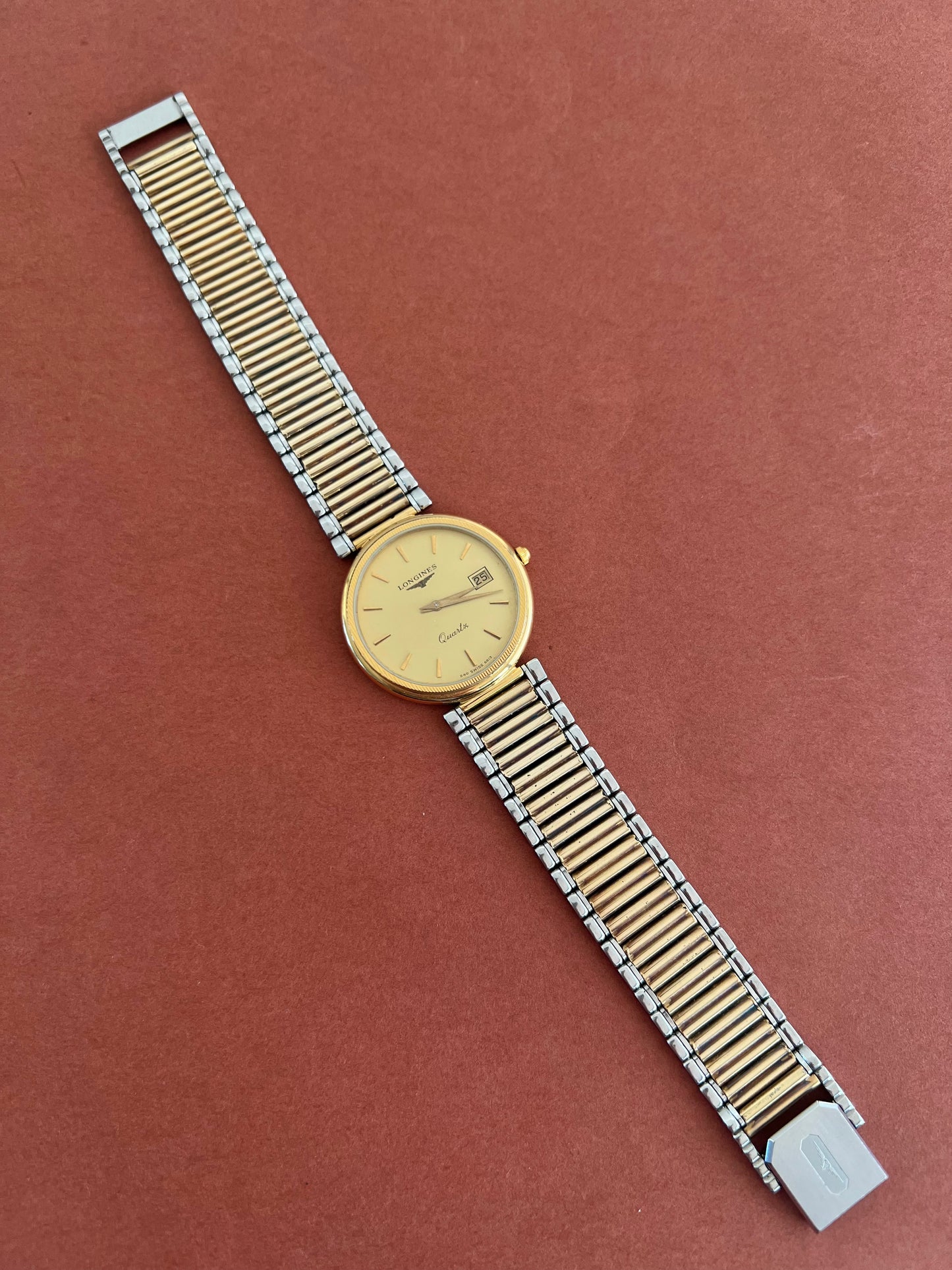Longines Round Two Tone Unisex Watch