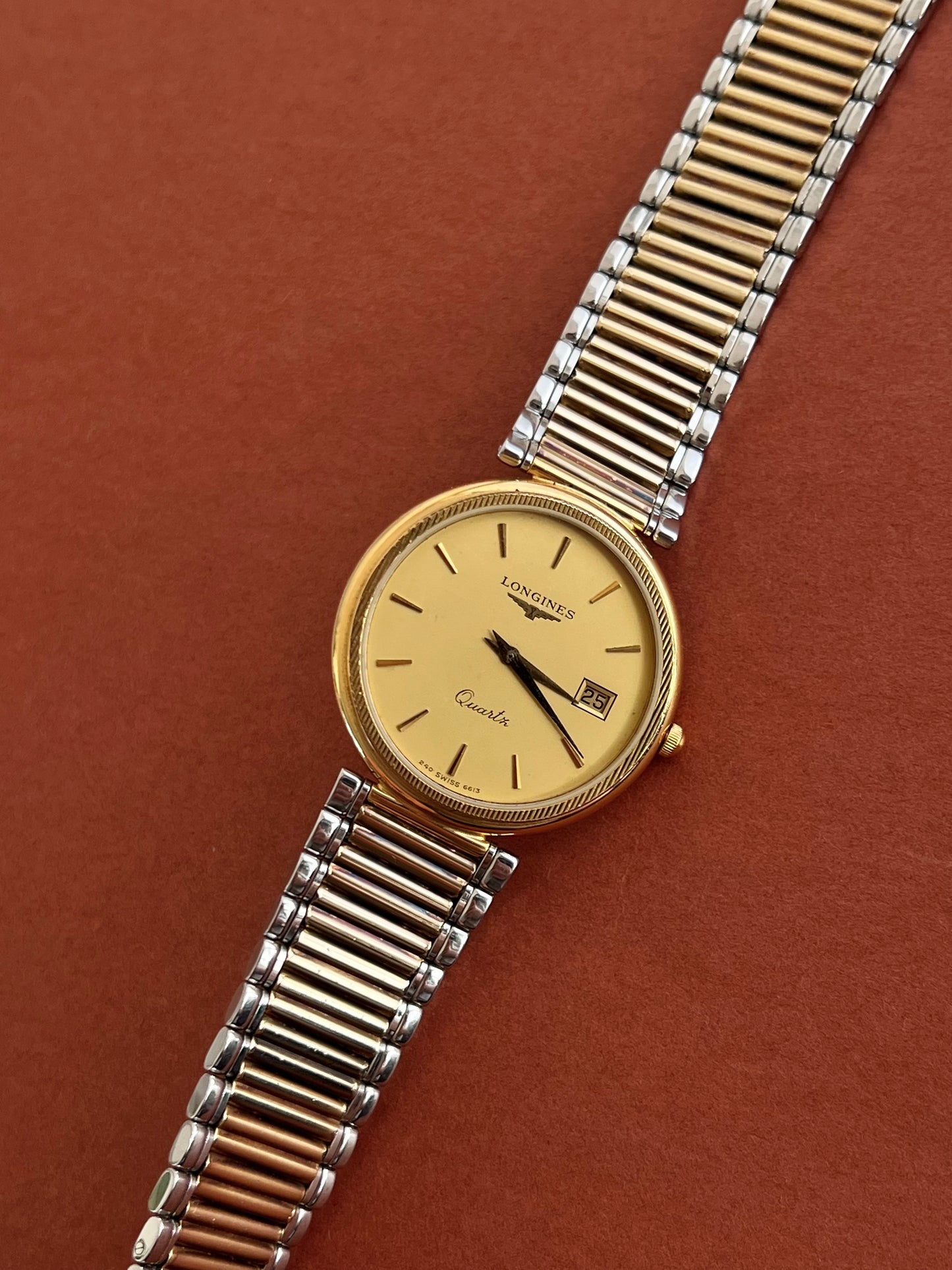 Longines Round Two Tone Unisex Watch
