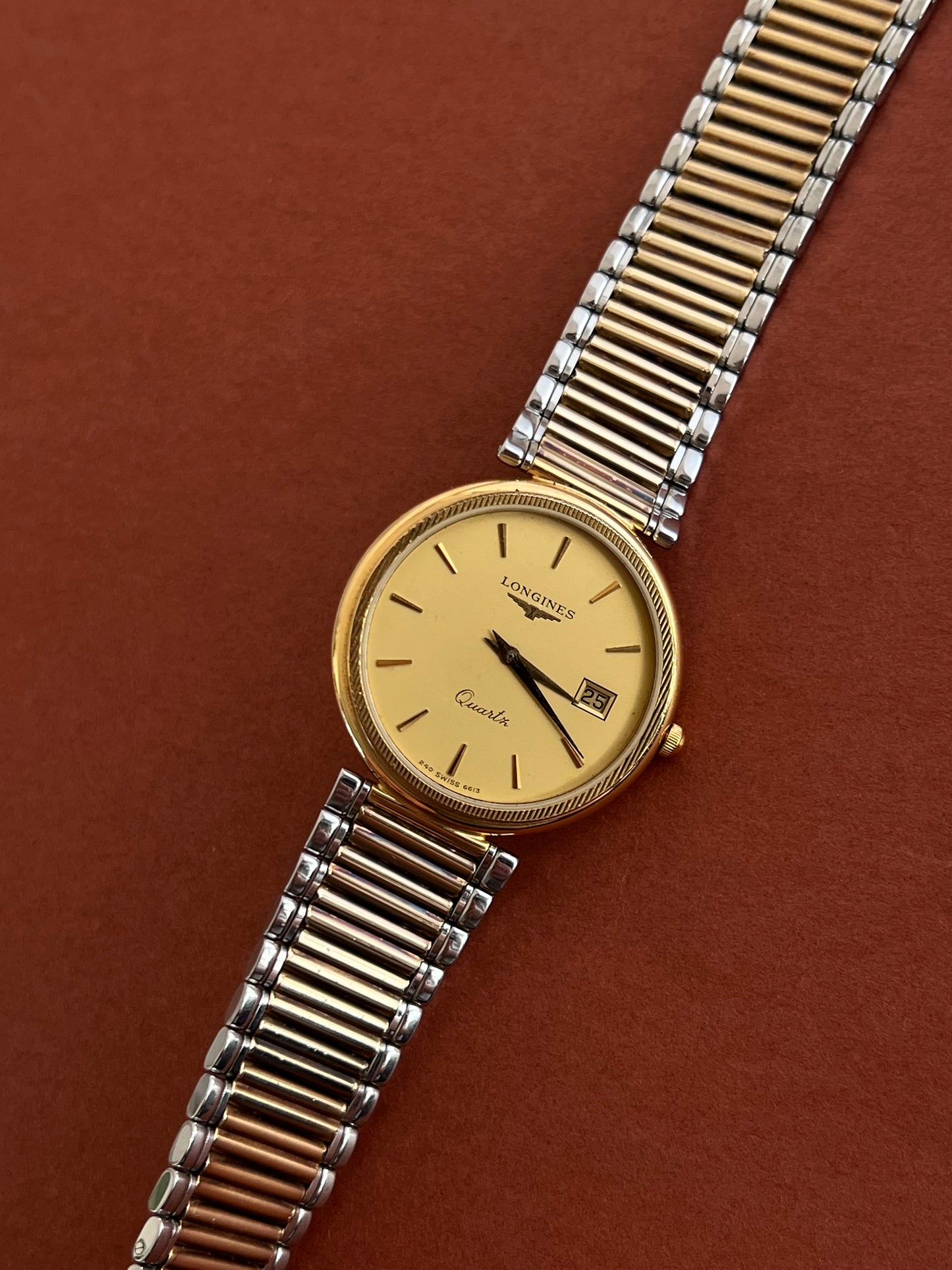 Longines Round Two Tone Unisex Watch