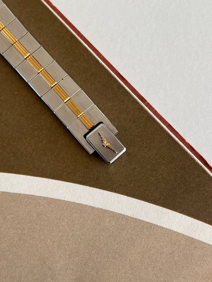 Longines Flagship Two Tone Rectangular Watch