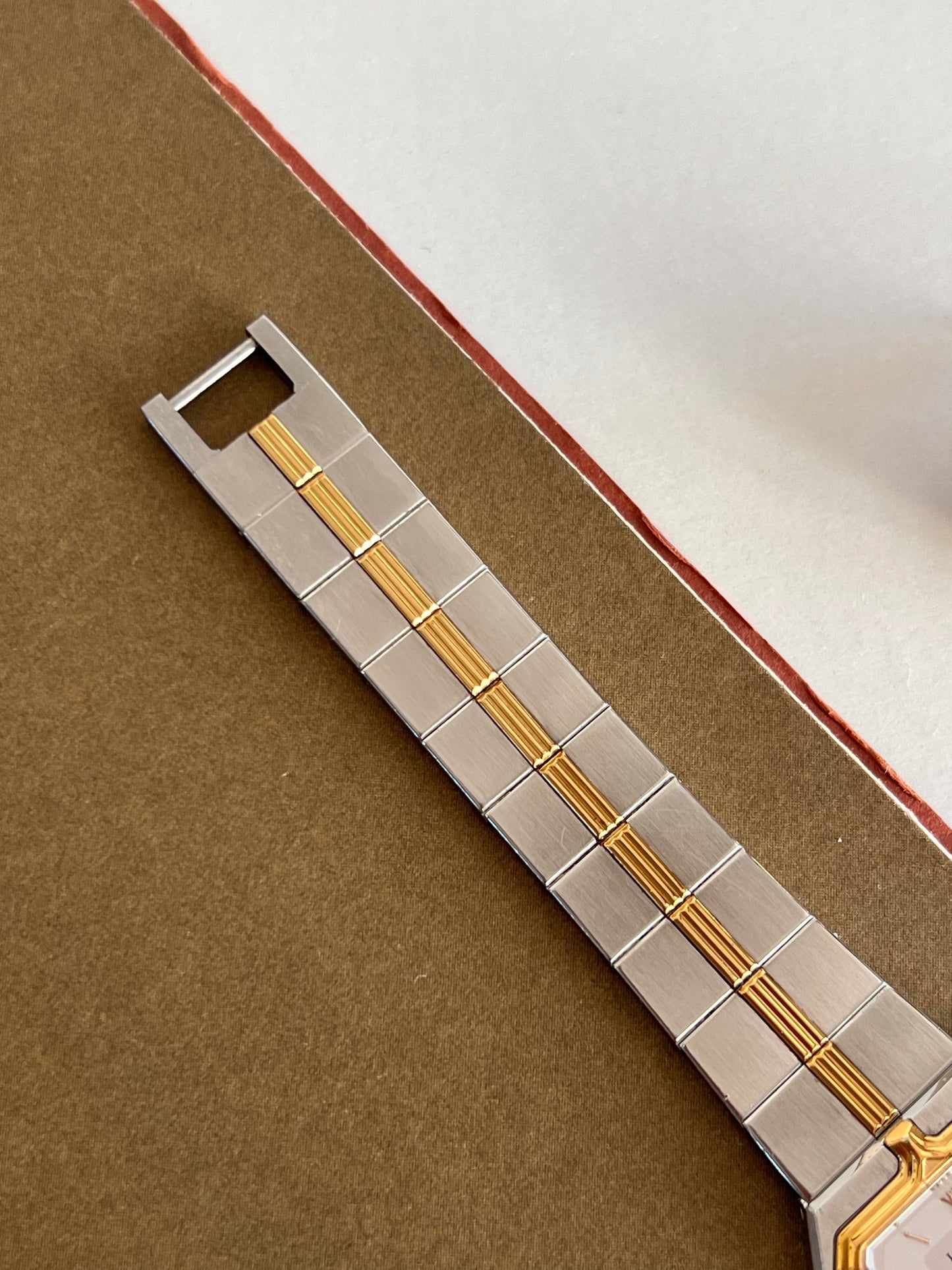 Longines Flagship Two Tone Rectangular Watch