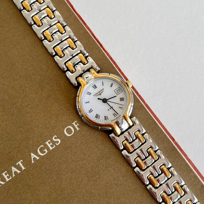 Longines QWR Two Tone Roman Dial Watch