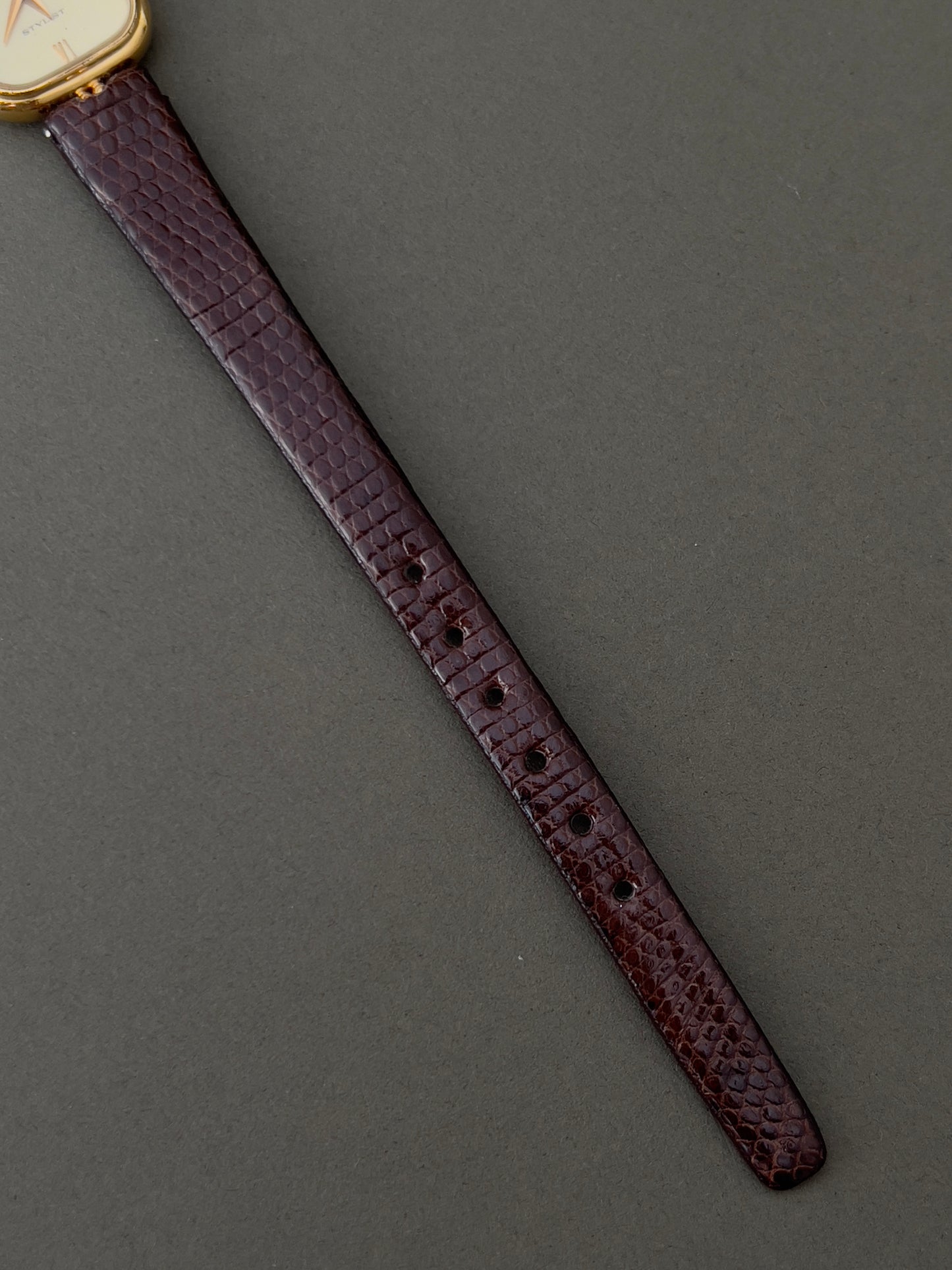 Tissot Stylist Gold Oval Woman's Watch