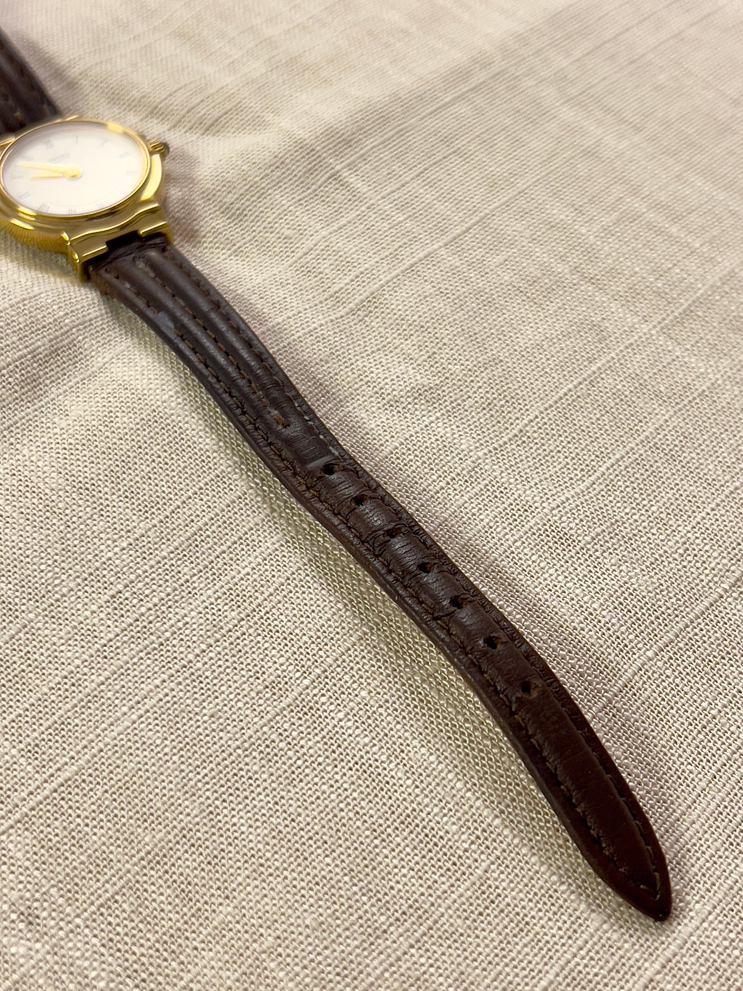 Seiko Gold Toned Sculpted Woman's Watch