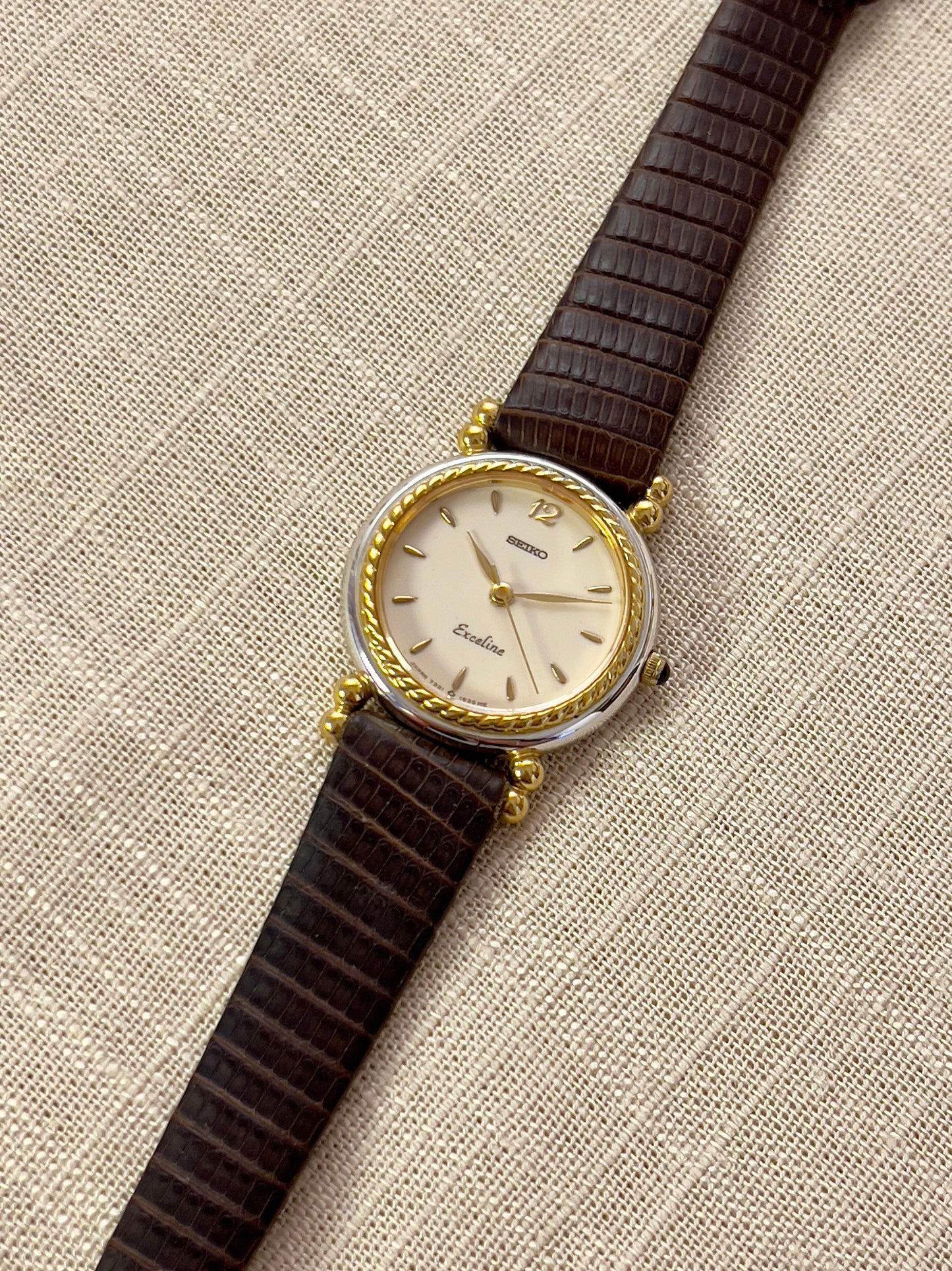 Seiko Two Toned Sculpted Woman's Watch
