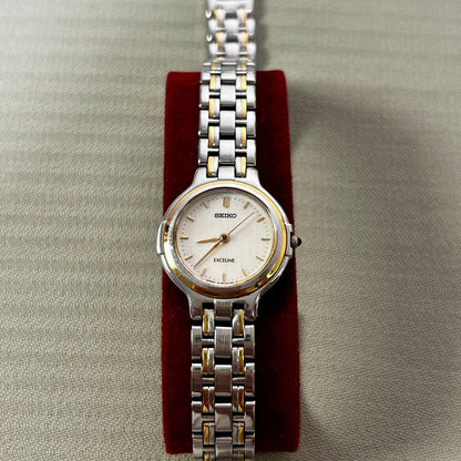 Seiko Exceline Watch Two Tone Women's Watch