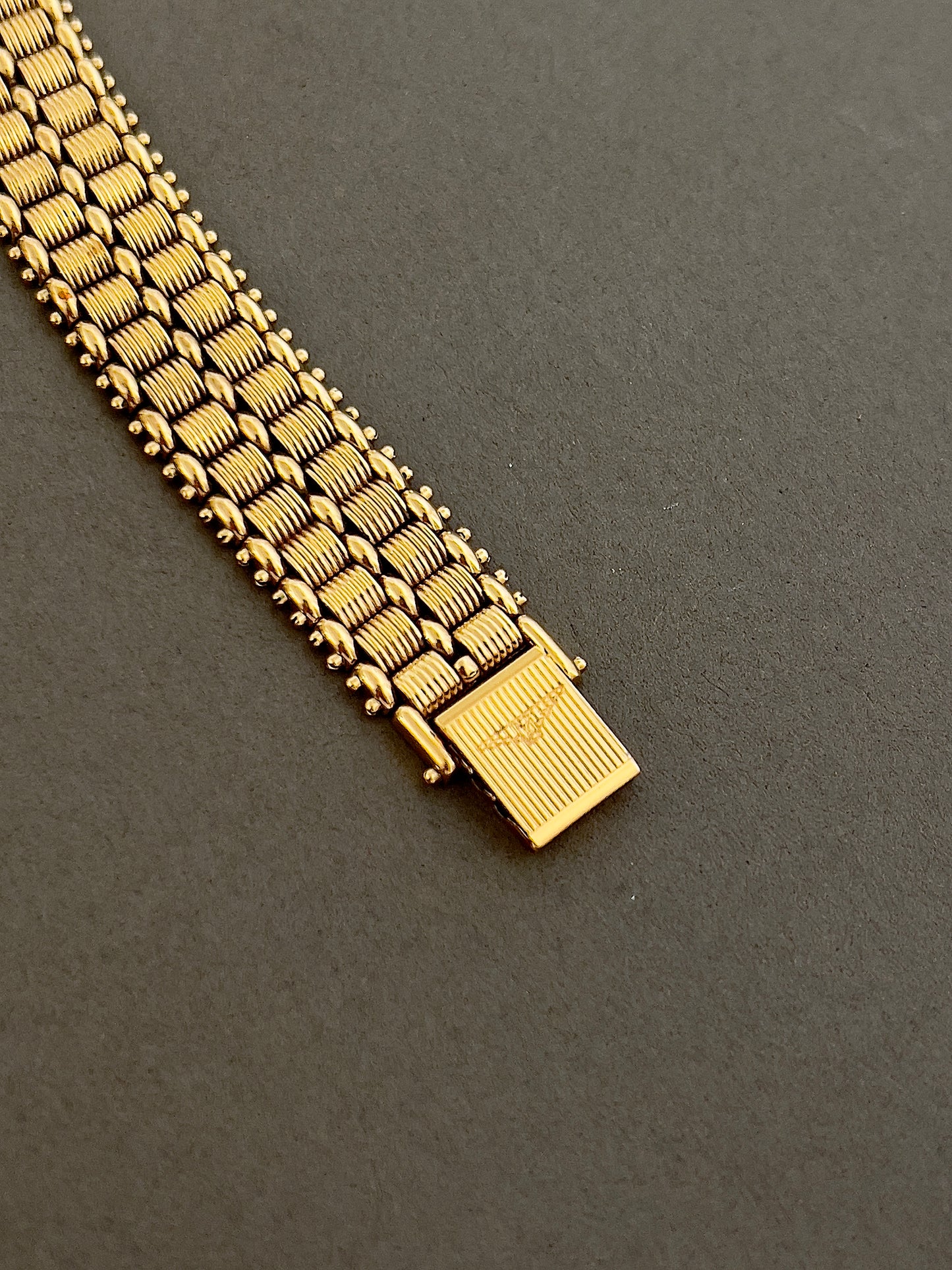 Longines Ladies's Watch in Gold with Unique Patterned Dial
