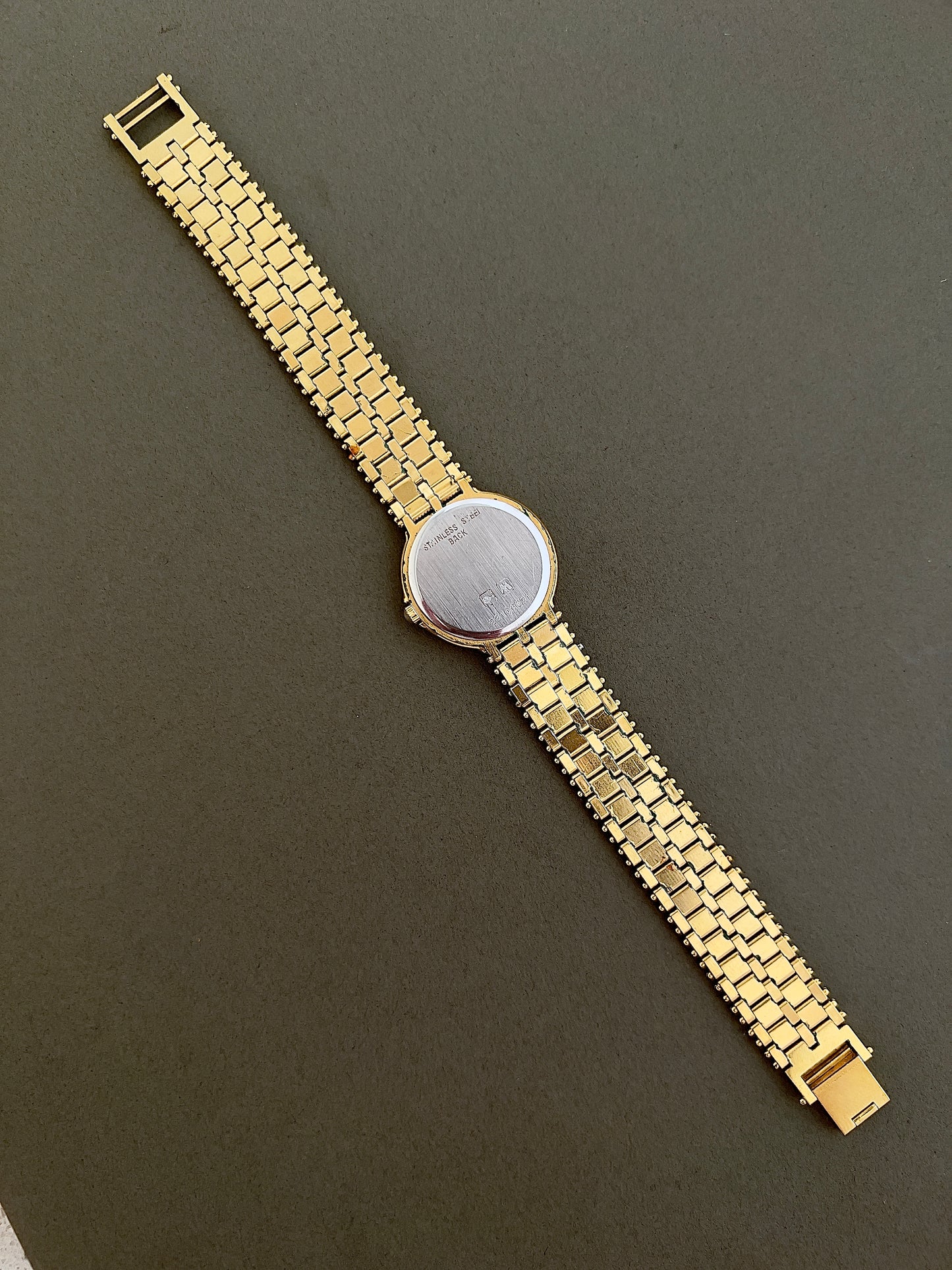 Longines Ladies's Watch in Gold with Unique Patterned Dial