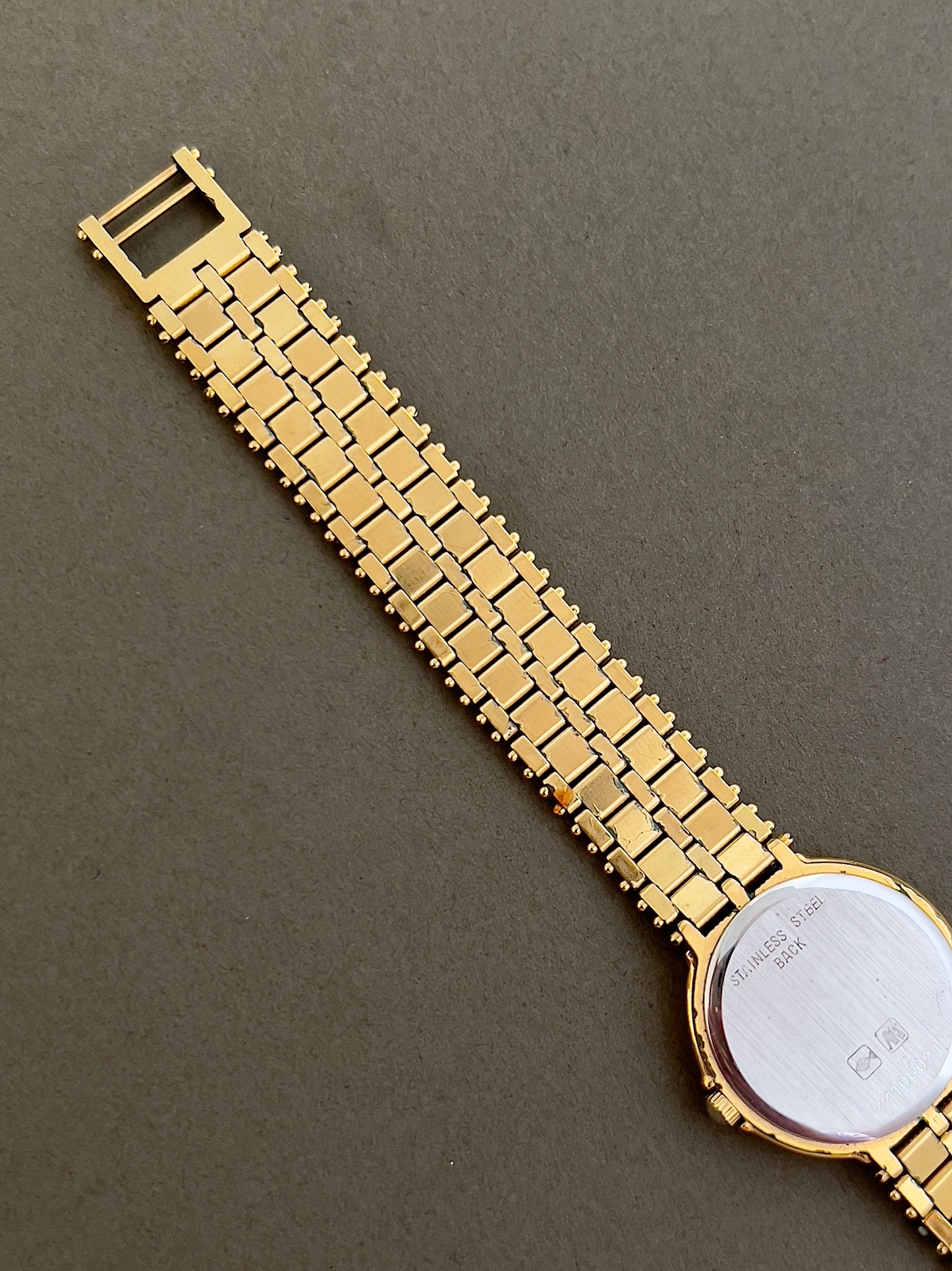 Longines Ladies's Watch in Gold with Unique Patterned Dial