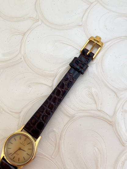 Omega De Ville Small Woman's Watch in Gold Tone