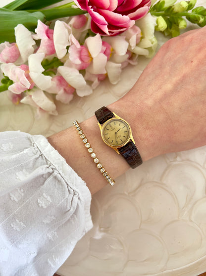 Omega De Ville Small Woman's Watch in Gold Tone