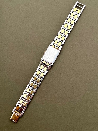 Longines QWR Ladies Two Tone Bracelet Watch with Champagne Dial