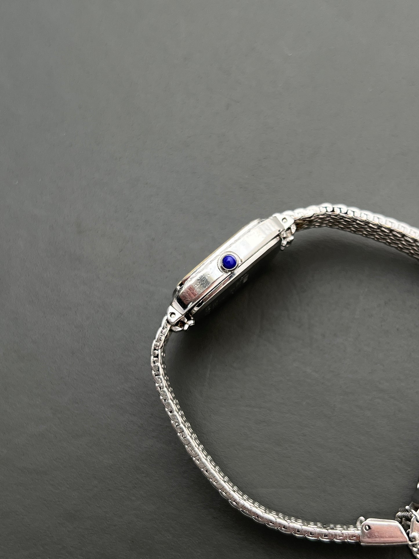 Rado Elegance Ladies Watch in Silver with Textured Dial and Woven Bracelet