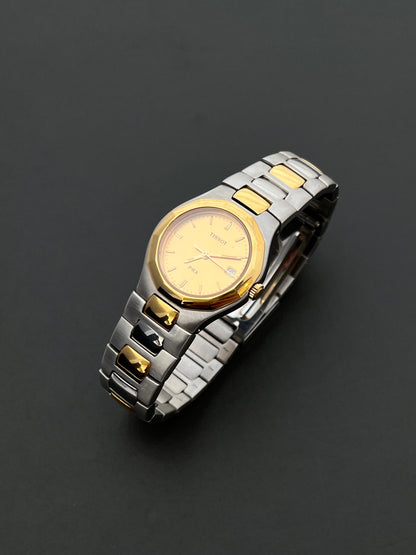 Tissot PRX Two Tone Champagne Dial with Integrated Bracelet