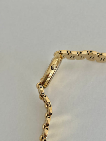 Christian Dior Gold Tone Octagonal Women's Watch