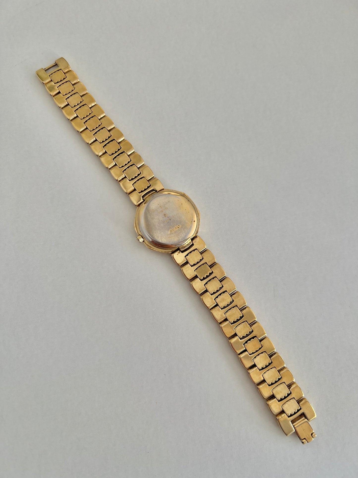 Christian Dior Gold Tone Octagonal Women's Watch