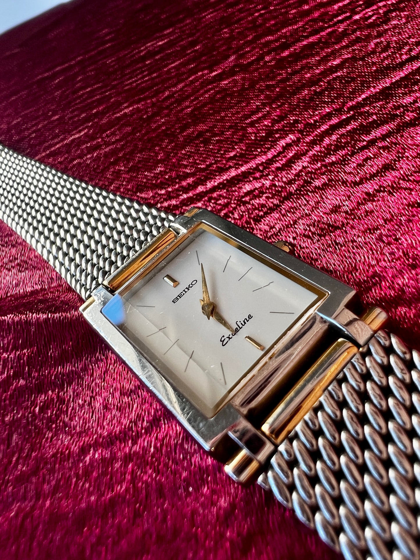 Seiko Exceline Tank Beautiful Women's Watch