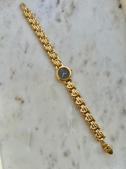 Seiko Black Dial Knot Bracelet Women’s Watch