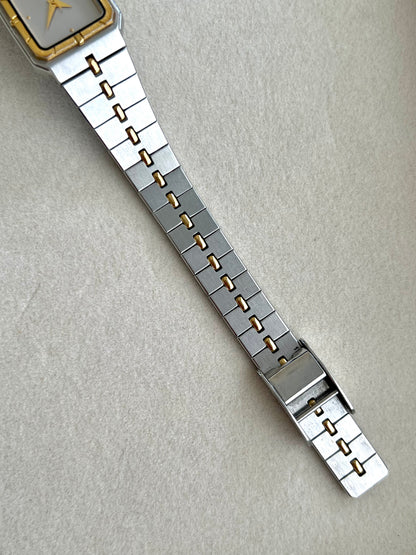 Seiko Two Tone Square Bracelet Watch