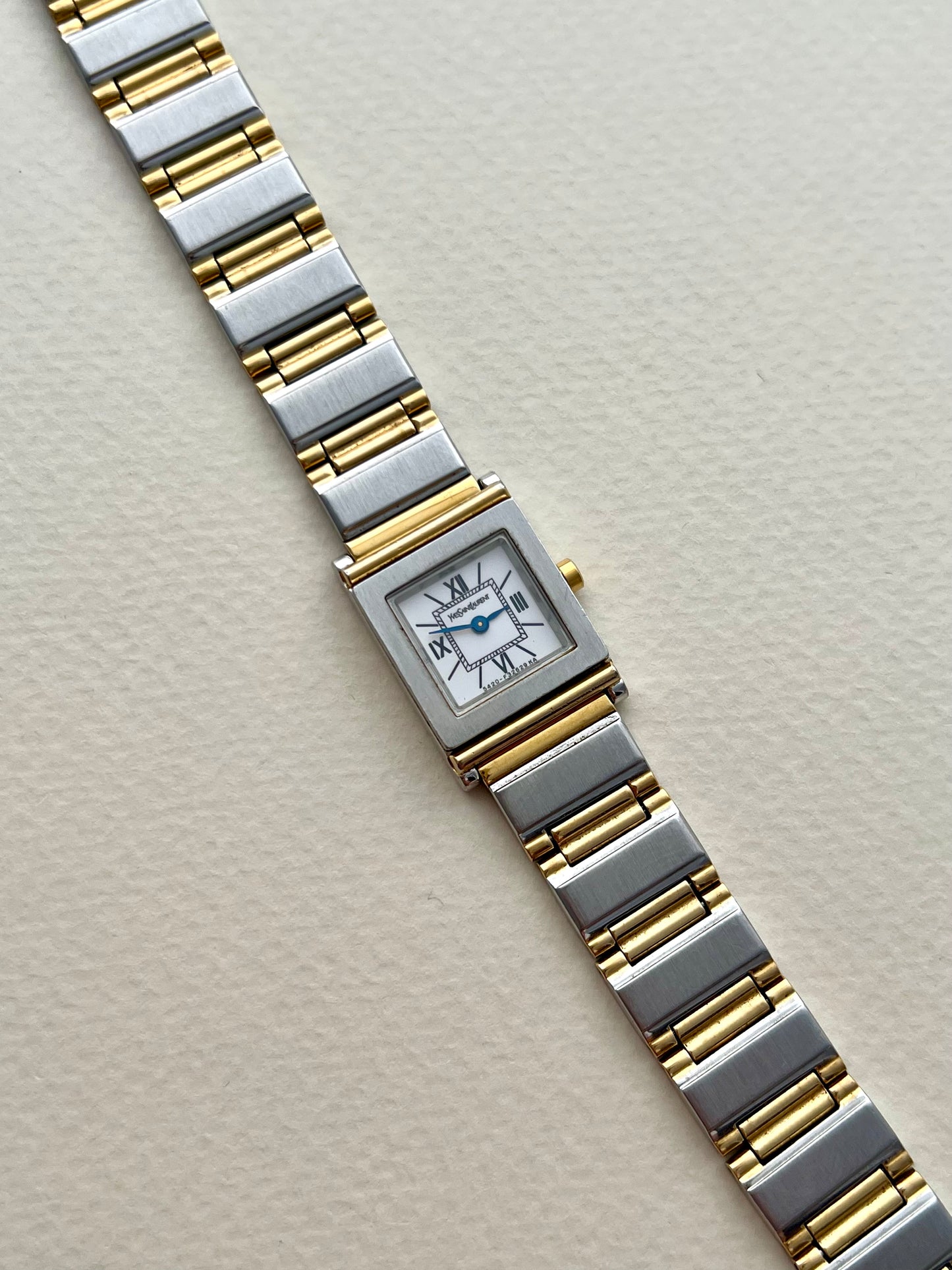 Yves Saint Laurent Two Tone Roman Dial Women’s Watch