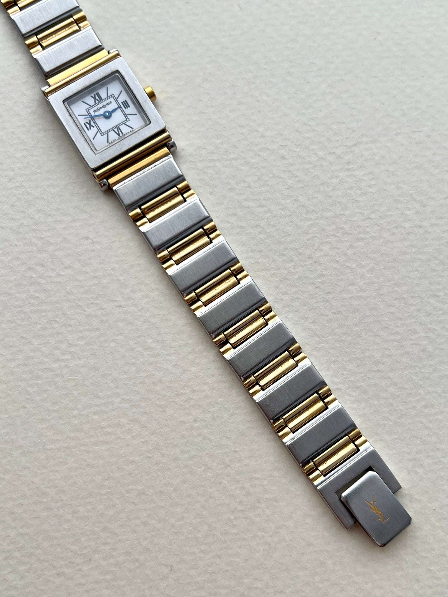 Yves Saint Laurent Two Tone Roman Dial Women’s Watch