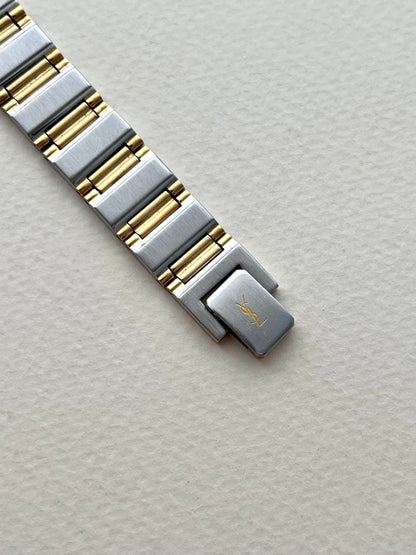 Yves Saint Laurent Two Tone Roman Dial Women’s Watch
