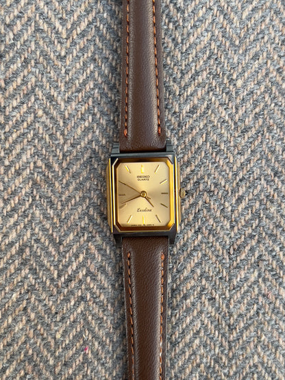 Seiko Exceline Gold Tank Ladies Watch