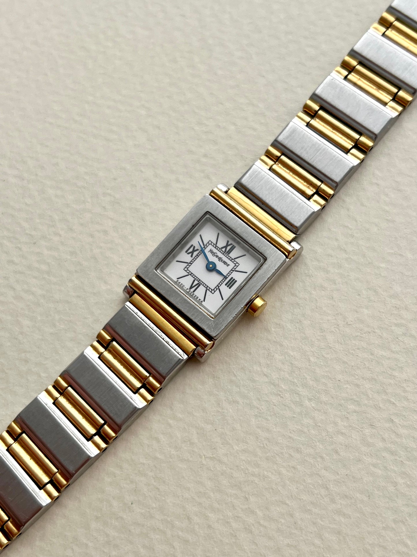Yves Saint Laurent Two Tone Roman Dial Women’s Watch