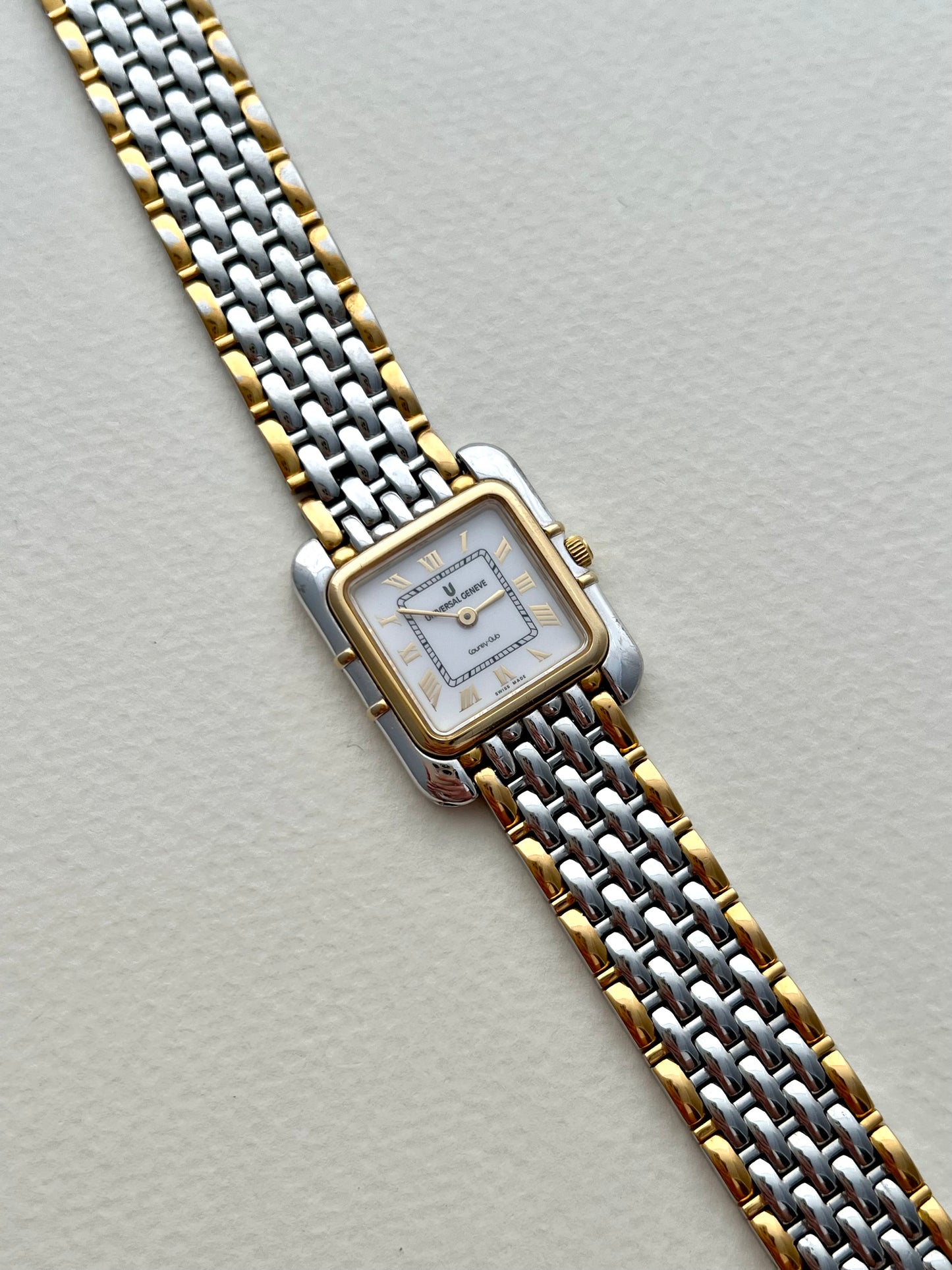 Universal Geneve Country Club Two Tone Roman Dial Women’s Watch