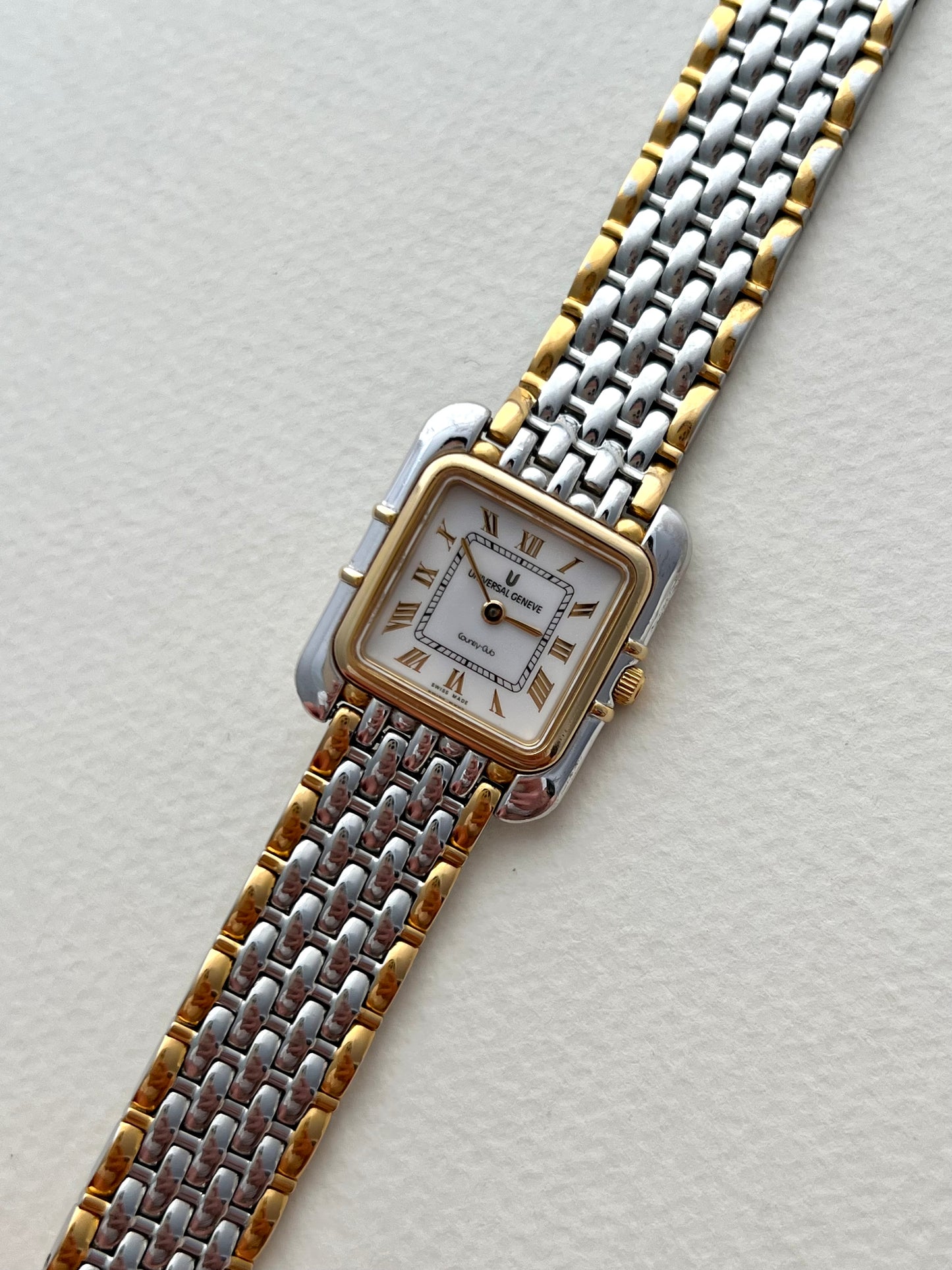 Universal Geneve Country Club Two Tone Roman Dial Women’s Watch