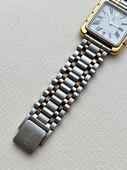 Yves Saint Laurent Two Tone Roman Dial Women’s Watch