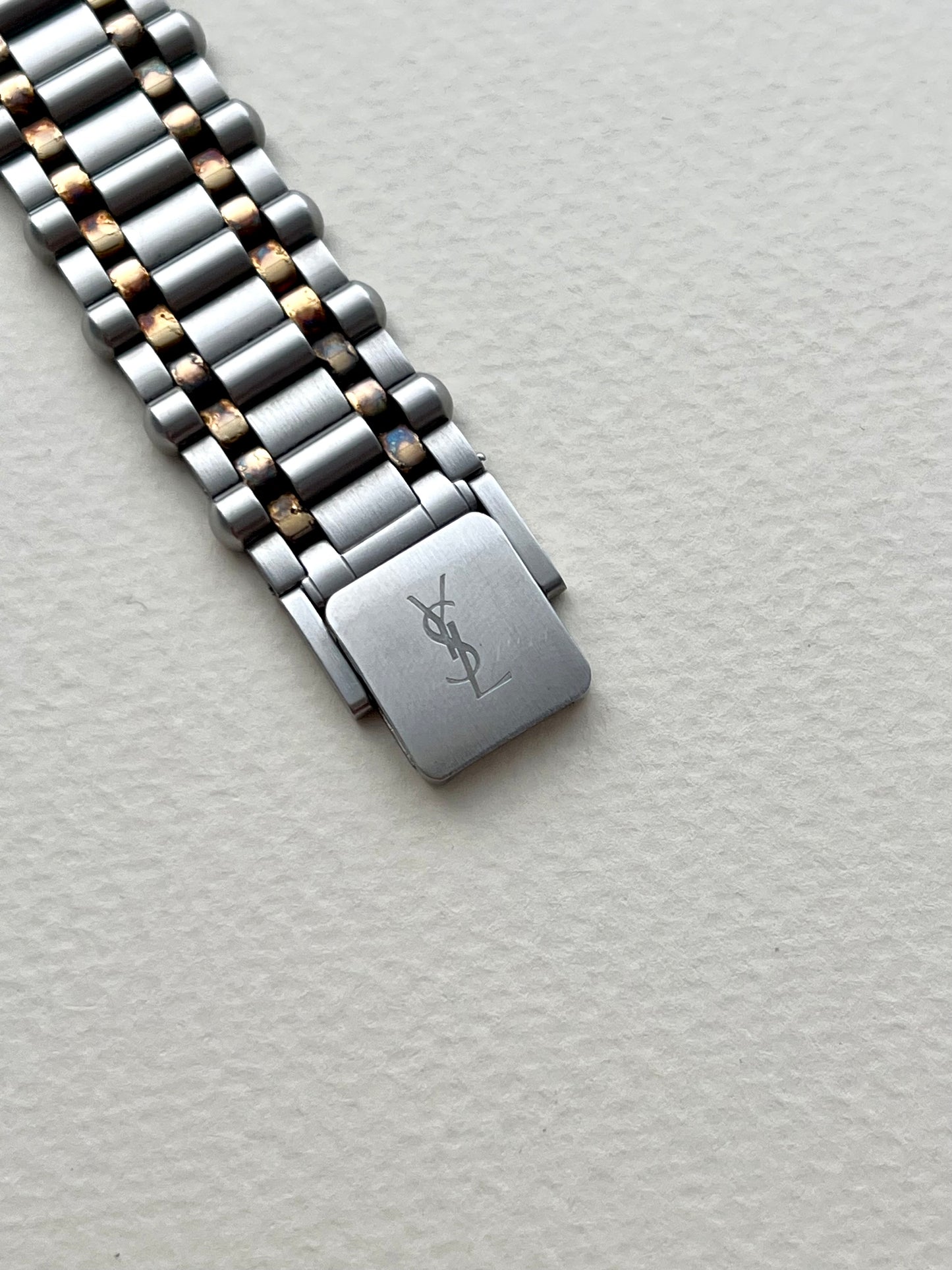 Yves Saint Laurent Two Tone Roman Dial Women’s Watch