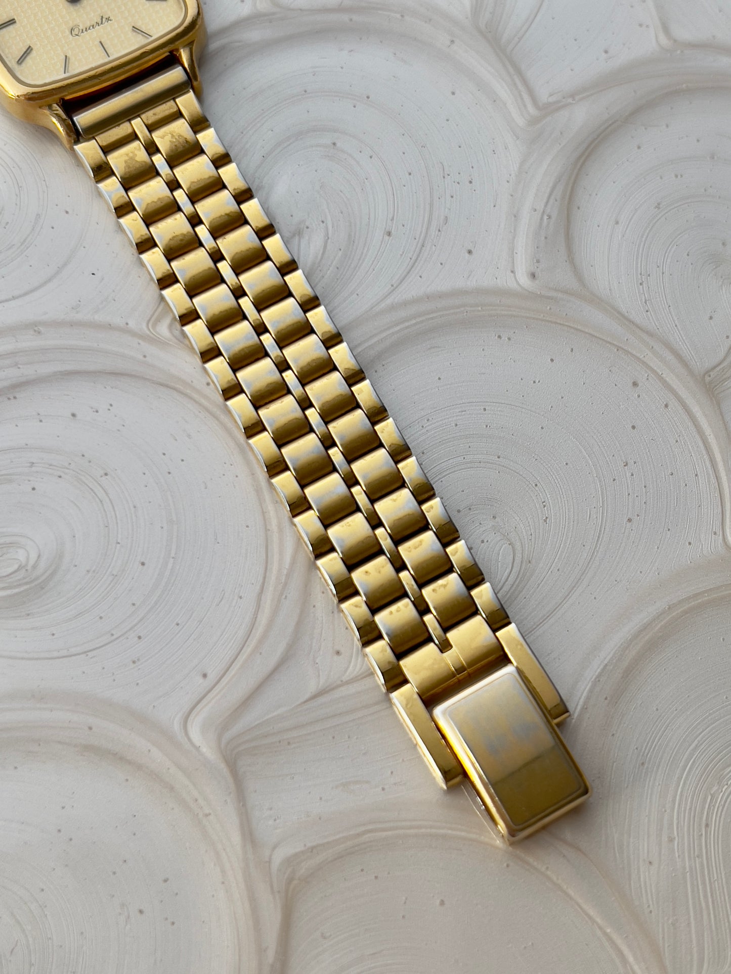 Longines Waffle Dial Square Woman's Watch