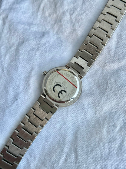 Givenchy Sculpted Round Women’s Watch with Silver Dial