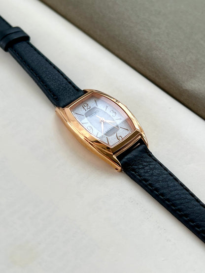 Seiko Exceline Ladies Gold Tonneau Watch with Stardust Dial