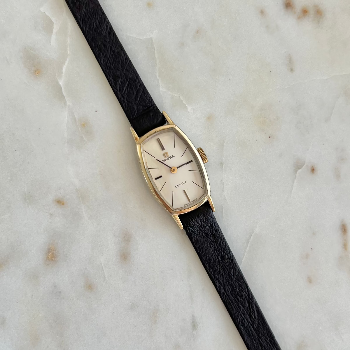 Omega Mechanical De Ville Petite Tonneau Womens Watch