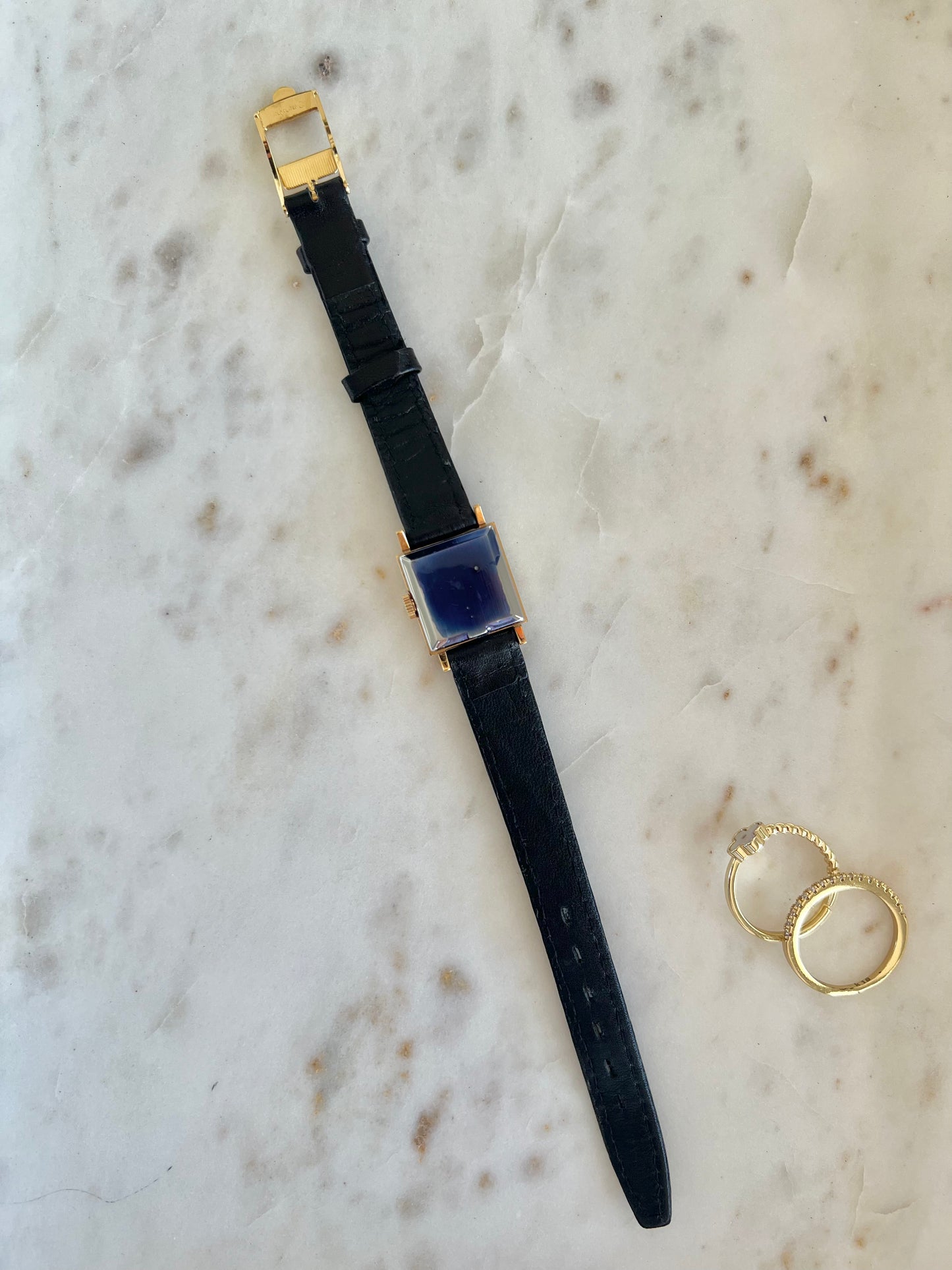Omega Geneve Square Gold Tone Women’s Watch